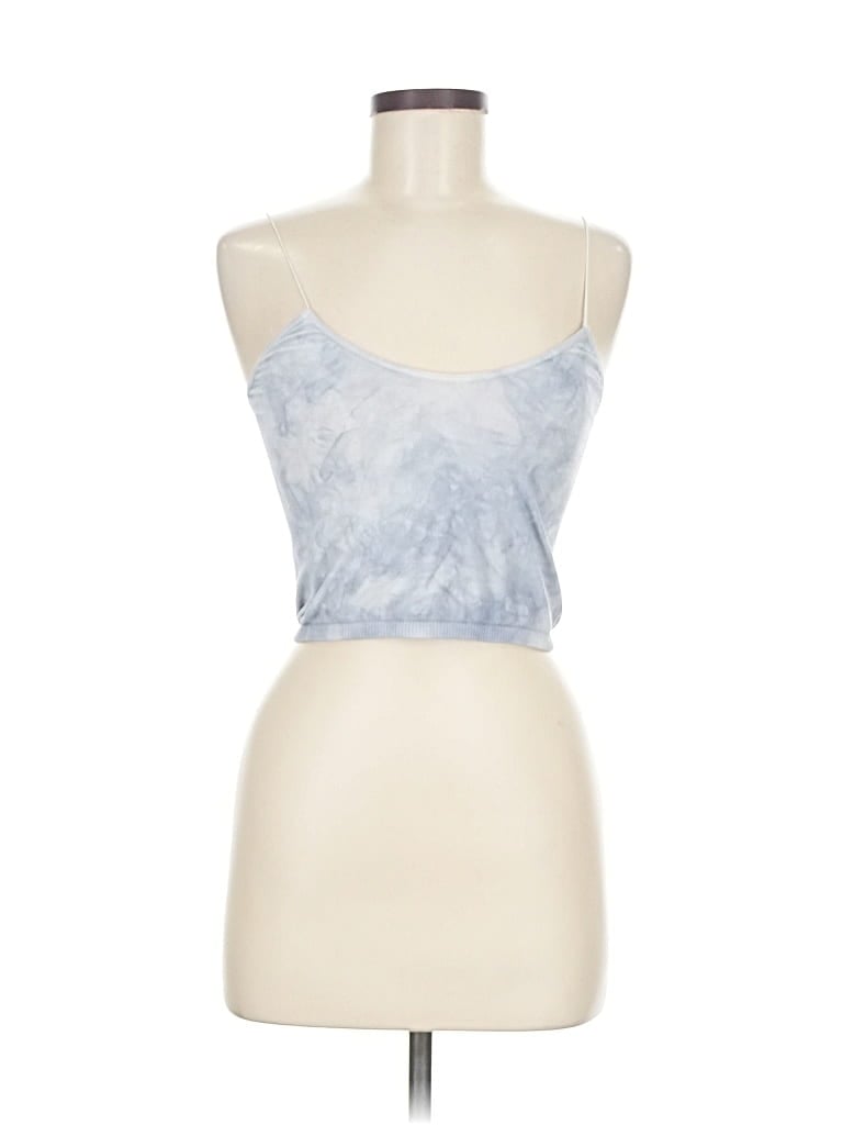 Pre-owned Intimately By Free People Tank Top Blue Strapless Neckline Tops