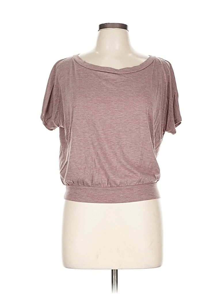 Pre-owned Unbranded Short Sleeve T-shirt In Brown