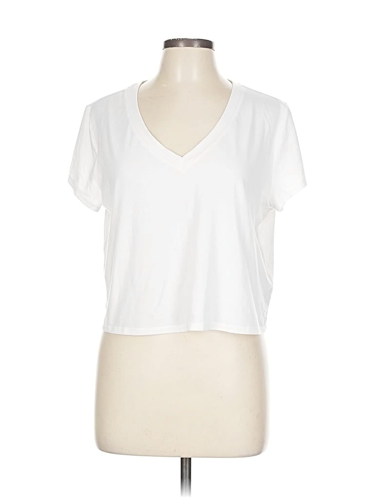 Pre-owned Gap Fit Short Sleeve T-shirt In White