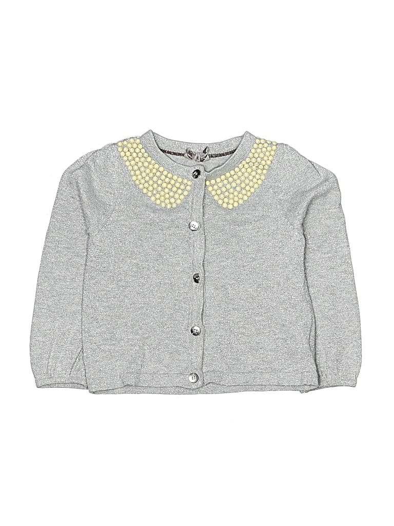 Pre-owned Unbranded Kids' Cardigan Sweater In Gray