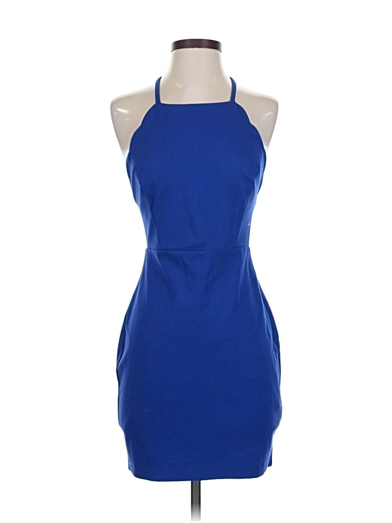 Pre-owned Lush Cocktail Dress In Blue