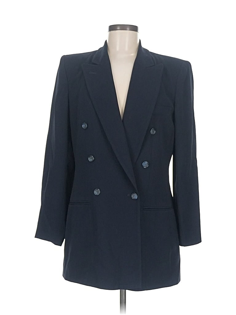 Pre-owned Anne Klein Ii Blazer Jacket In Blue