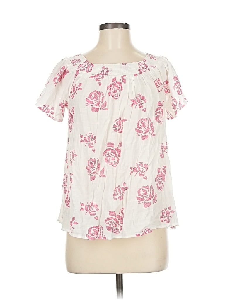 Pre-owned Gap Outlet Short Sleeve T-shirt In White