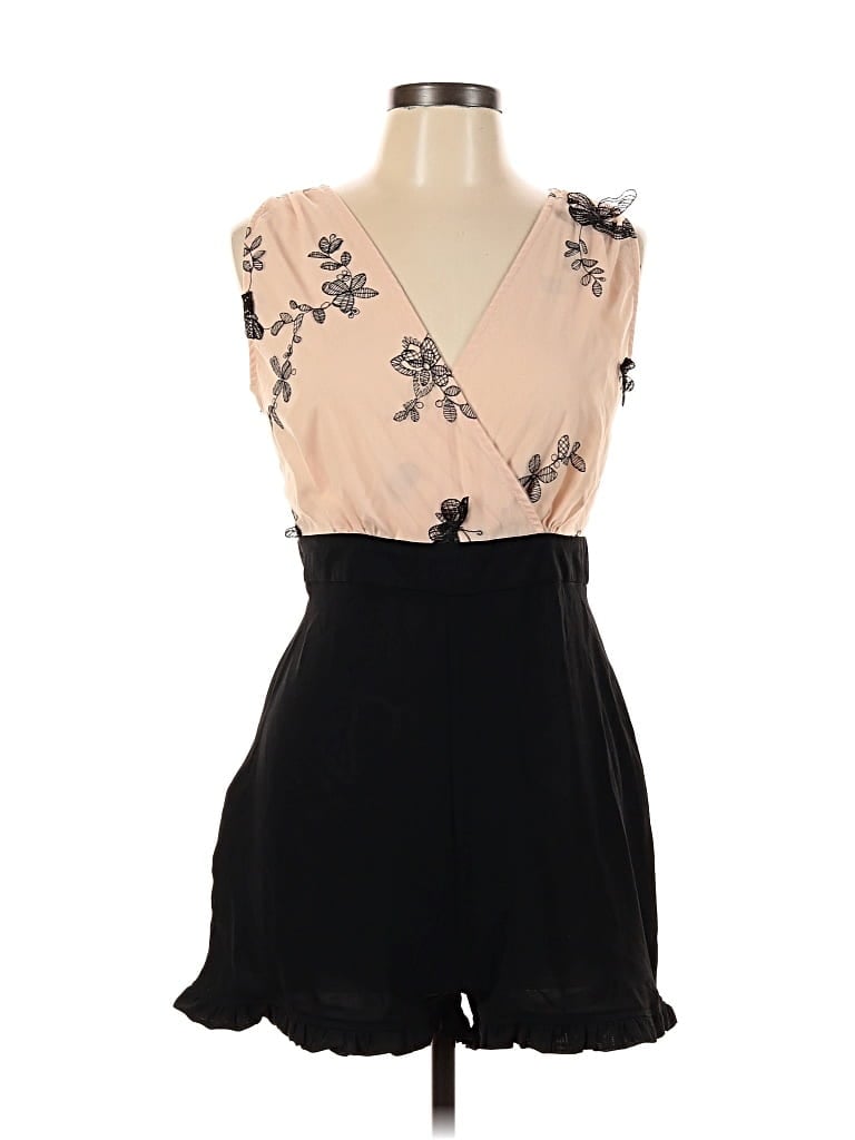 Pre-owned Assorted Brands Romper In Black