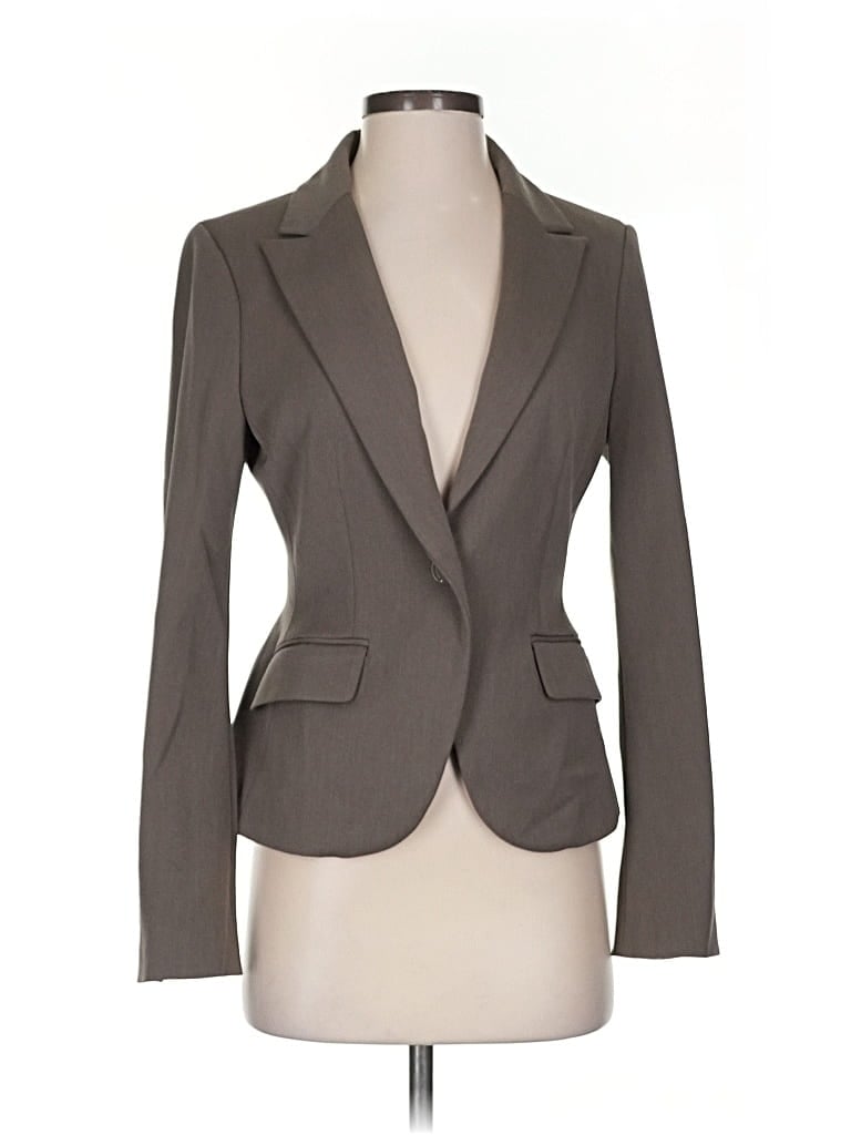 Pre-owned Express Blazer Jacket In Gray