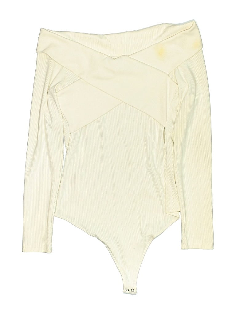 Pre-owned Abercrombie & Fitch Bodysuit In White