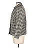 Talbots 100% Polyester Houndstooth Gray Jacket Size 10 - photo 5