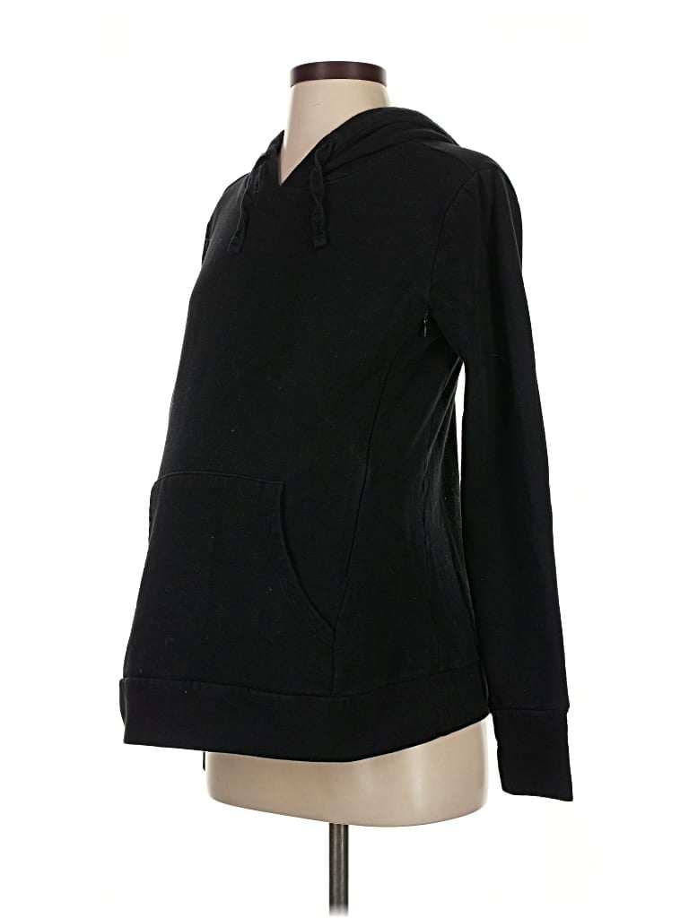 Pre-owned Motherhood Zip Up Hoodie In Black