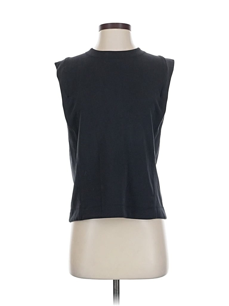 Pre-owned Athleta Sleeveless T-shirt In Black