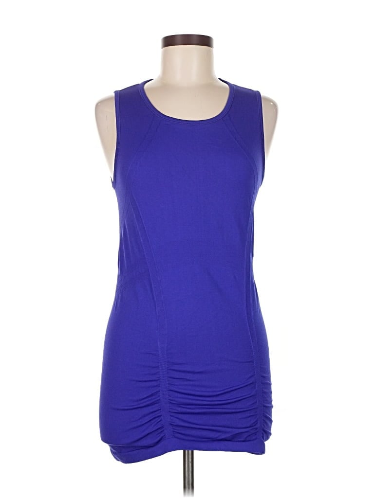 Pre-owned Athleta Sleeveless T-shirt In Blue