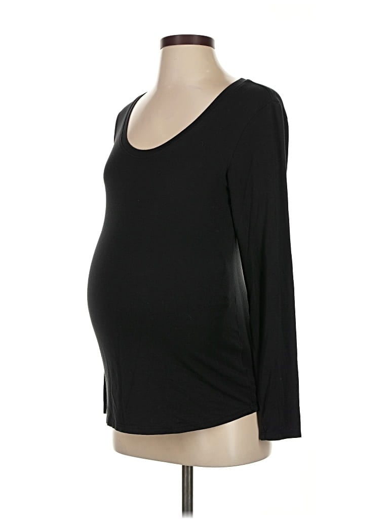 Pre-owned Ingrid & Isabel 3/4 Sleeve T-shirt In Black
