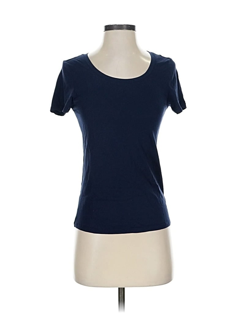 Pre-owned Quince Short Sleeve T-shirt In Blue