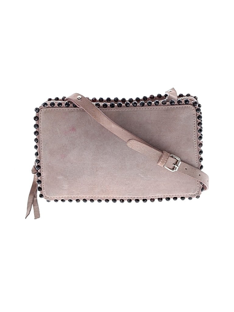 Pre-owned Zara Leather Crossbody Bag In Brown