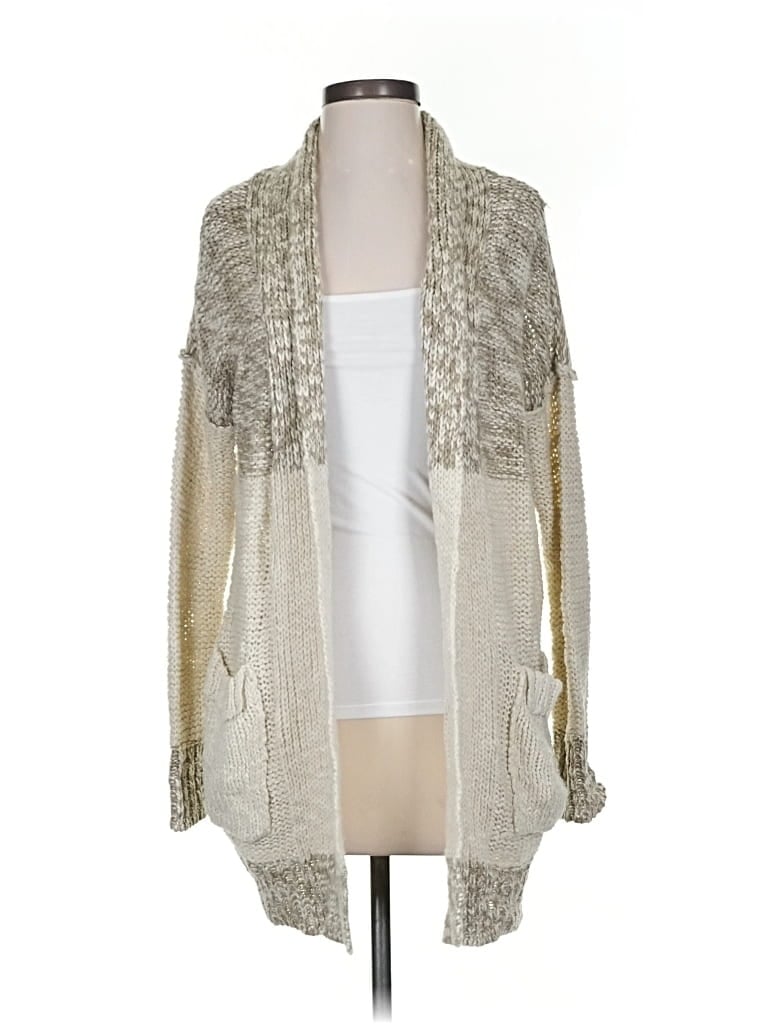 Pre-owned Quinn Cardigan Sweater In Brown