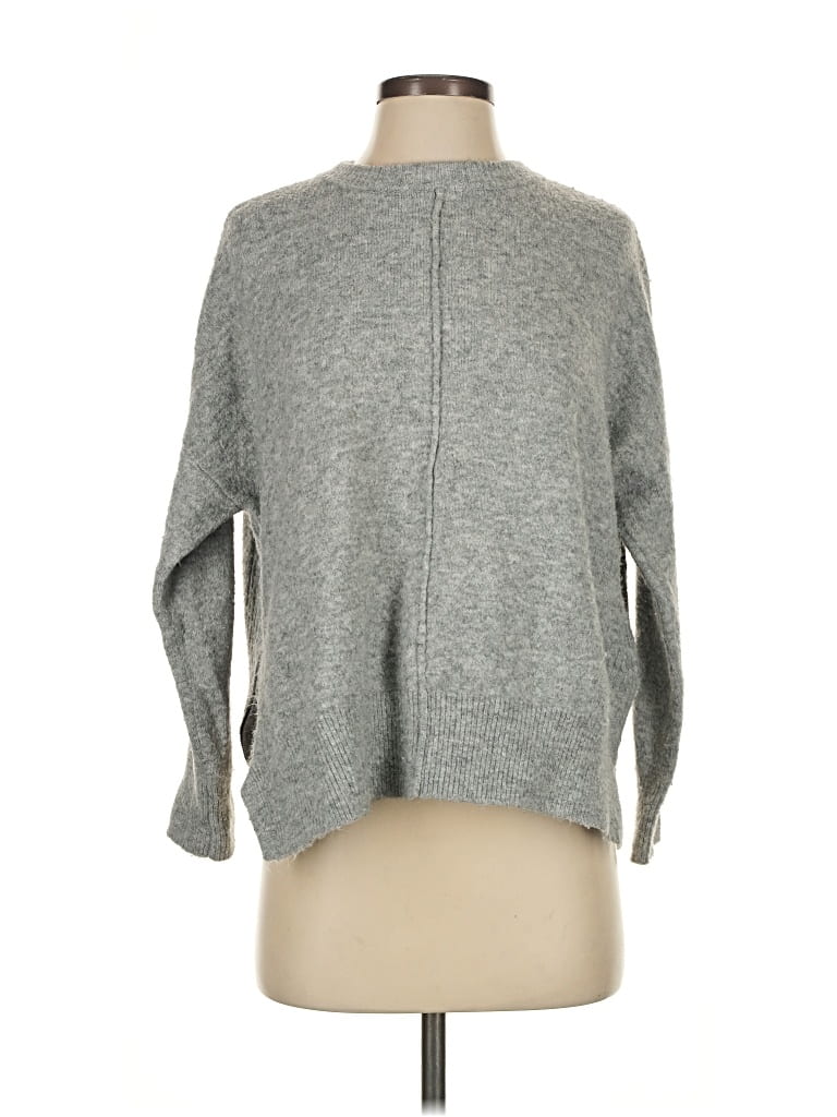 Pre-owned Topshop Pullover Sweater In Gray
