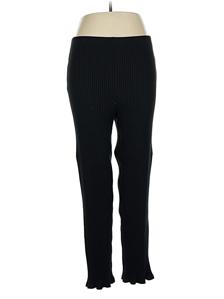 Pre-owned Eileen Fisher Casual Pants In Black