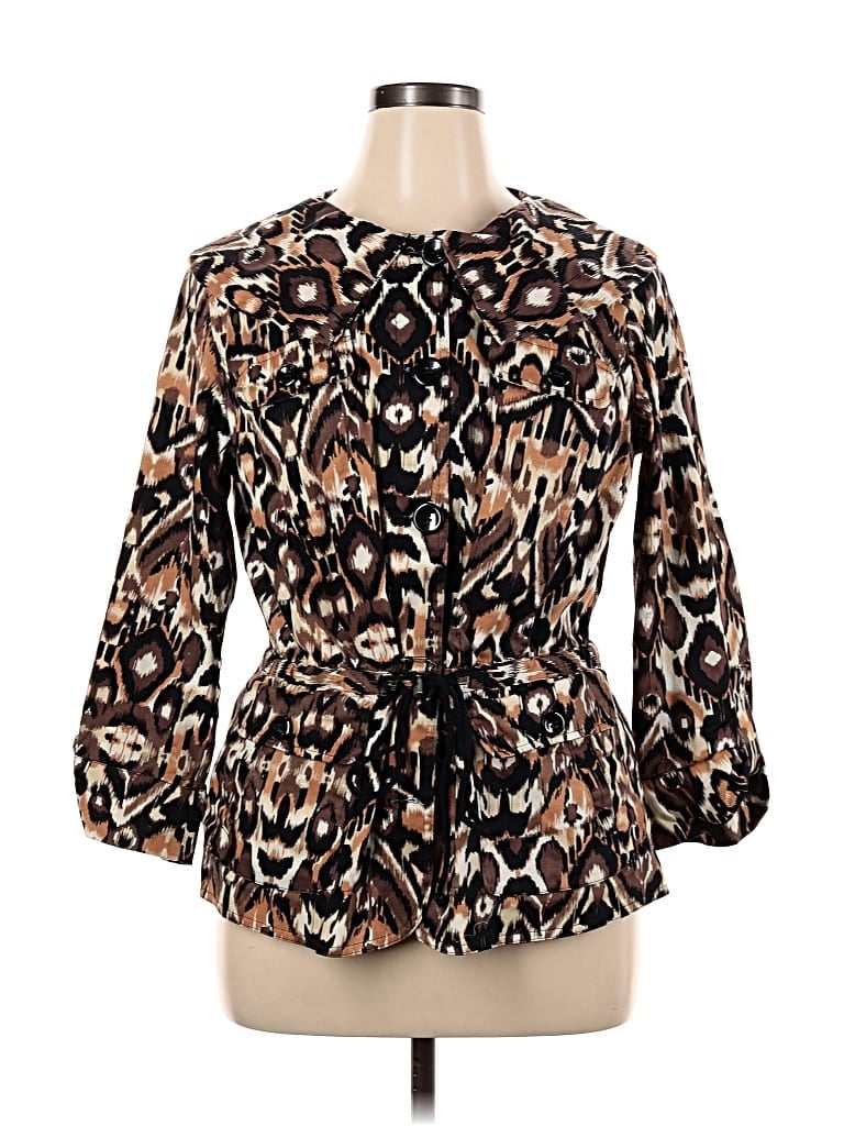 Pre-owned Elementz Blazer Jacket In Brown