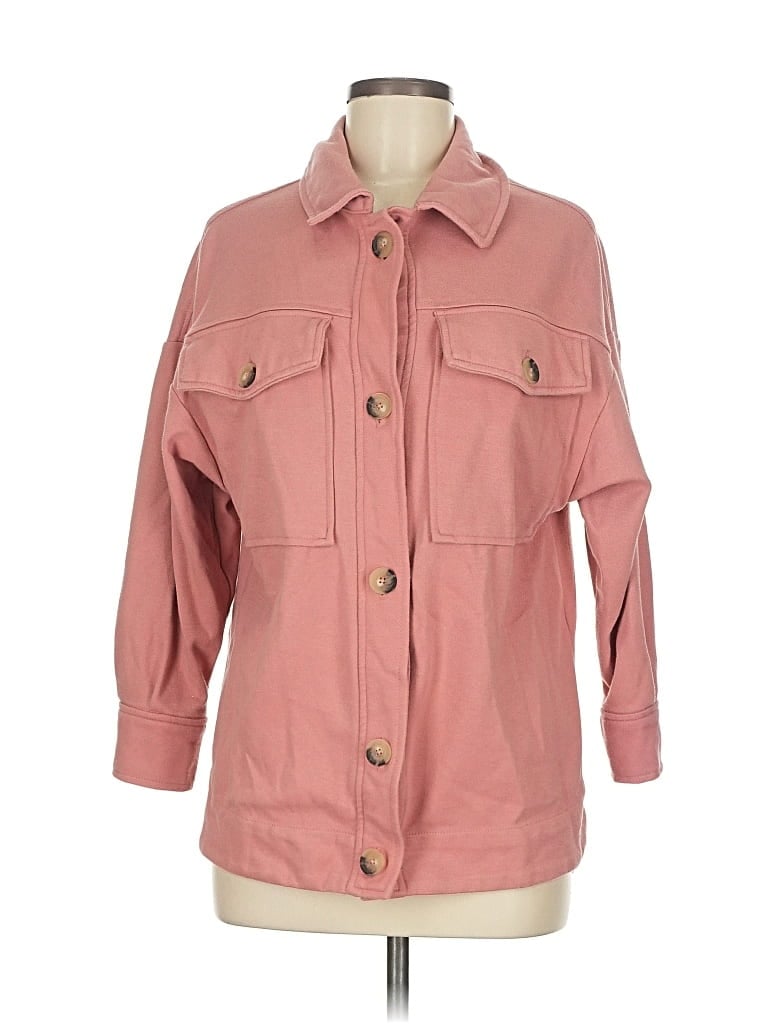 Pre-owned Mng Jacket In Pink