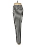 PASSPORTS Houndstooth Black Casual Pants Size L - photo 5