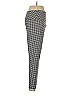 PASSPORTS Houndstooth Black Casual Pants Size L - photo 4
