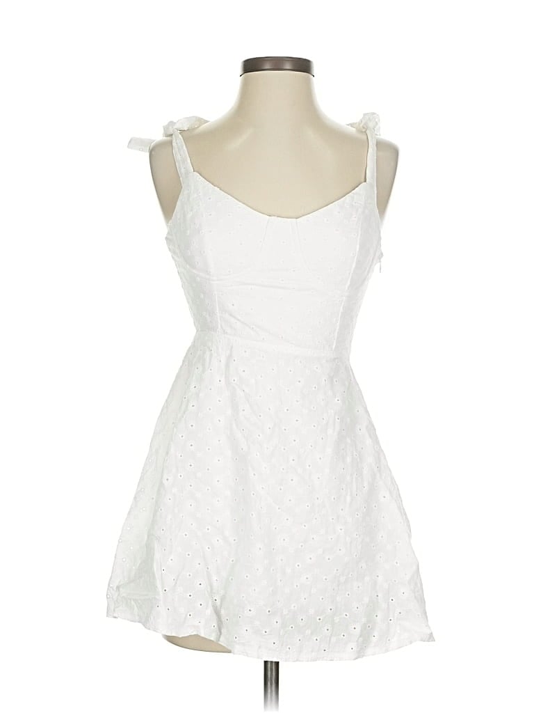 Pre-owned Hello Molly Cocktail Dress In White