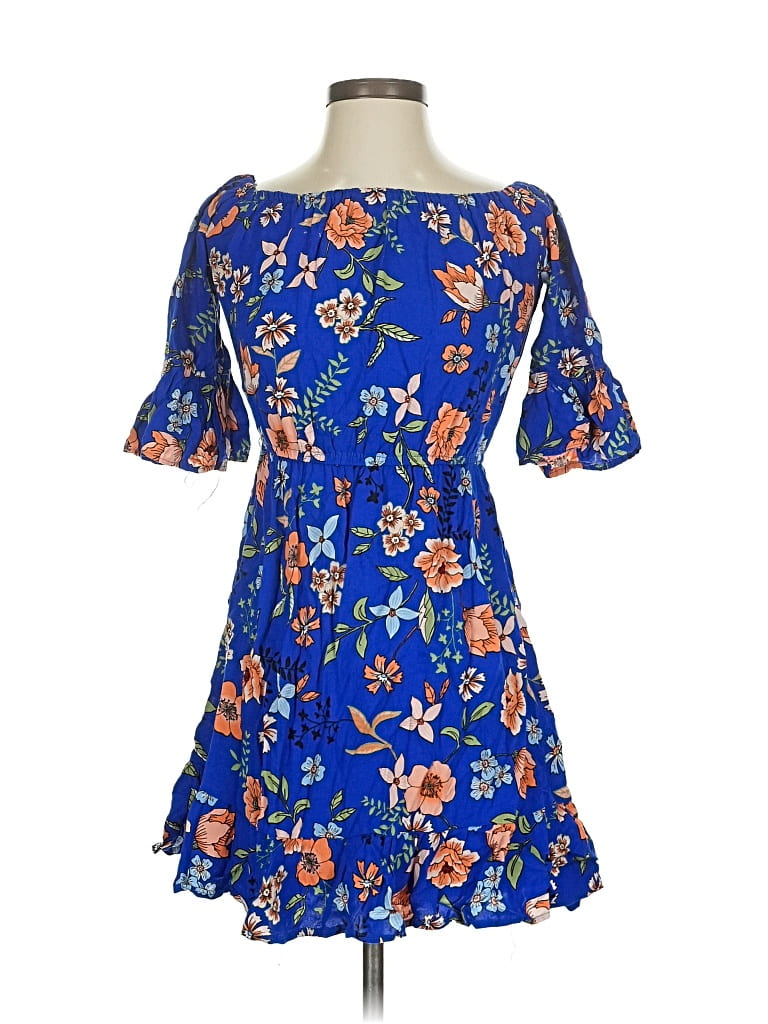 Pre-owned New Look Cocktail Dress In Blue