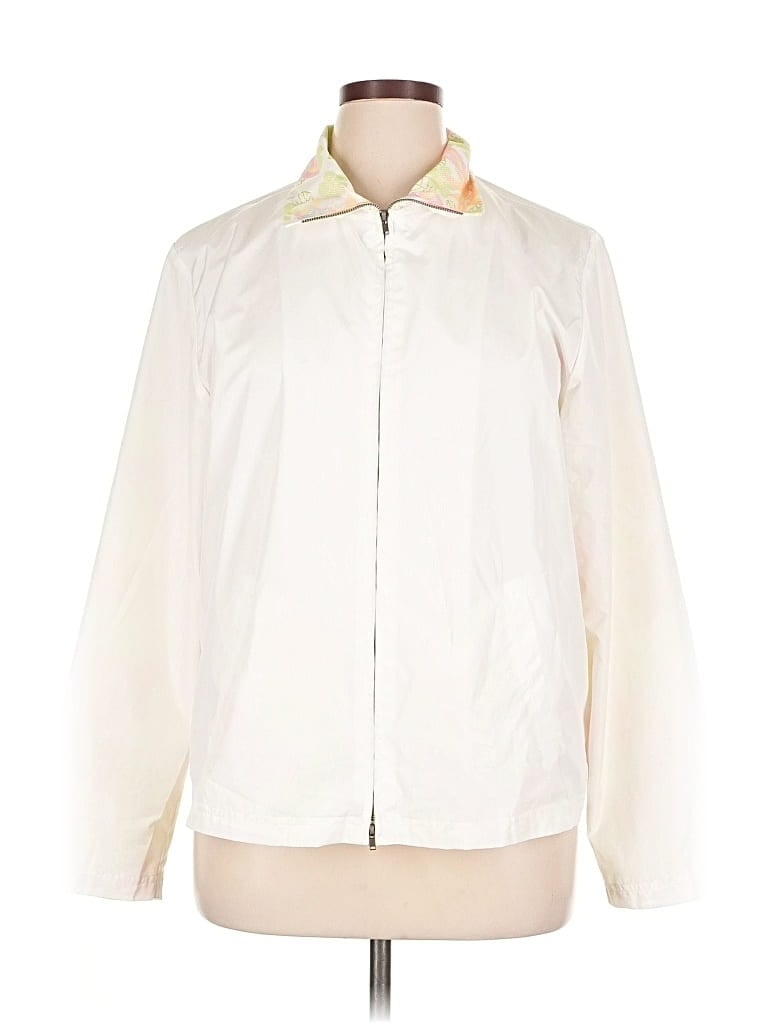 Pre-owned Sag Harbor Jacket In White
