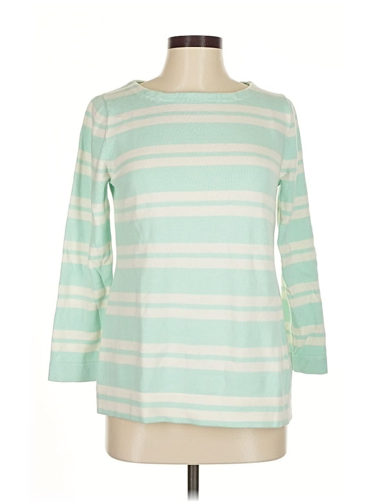 Pre-owned J.crew Factory Store Pullover Sweater In Blue