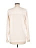Liz Claiborne Collection 100% Polyester Polka Dots Ivory Long Sleeve Blouse Size 6 - photo 2