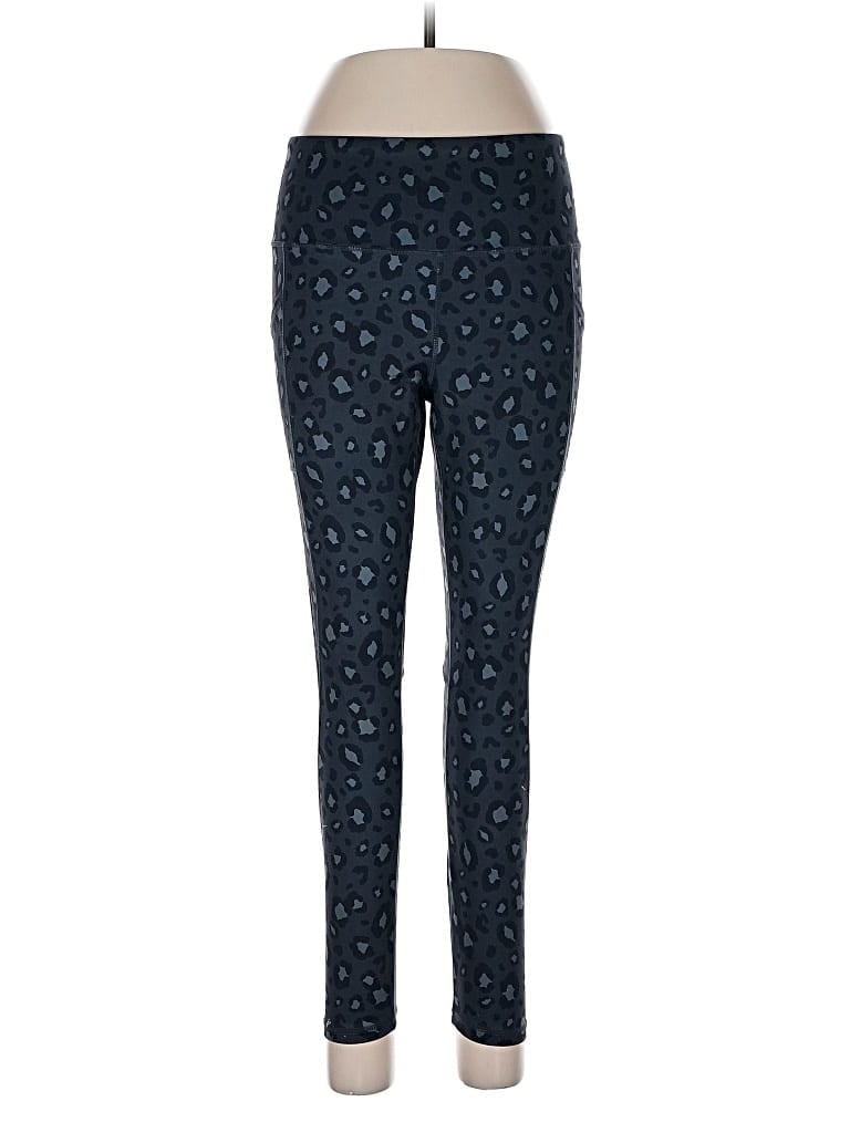 Pre-owned Reebok Leggings In Blue