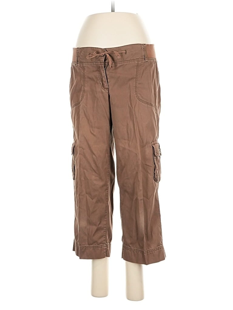 Pre-owned Ann Taylor Loft Cargo Pants In Brown