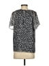 Club Monaco 100% Polyester Black Short Sleeve Blouse Size S - photo 2