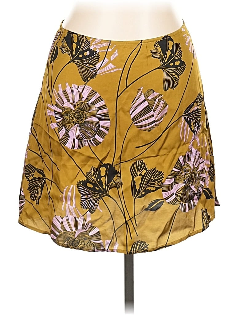 Pre-owned Olivaceous Casual Skirt In Yellow