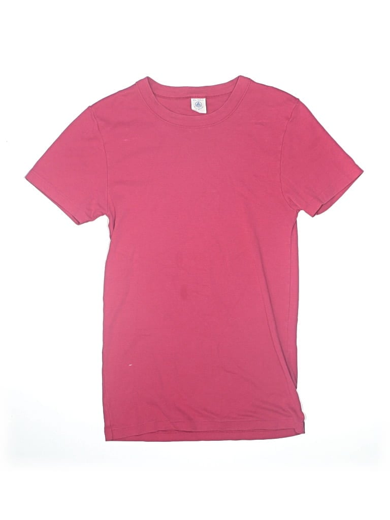 Pre-owned Petit Bateau Kids' Short Sleeve T-shirt In Pink