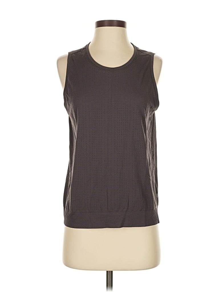 Pre-owned Athleta Sleeveless T-shirt In Gray