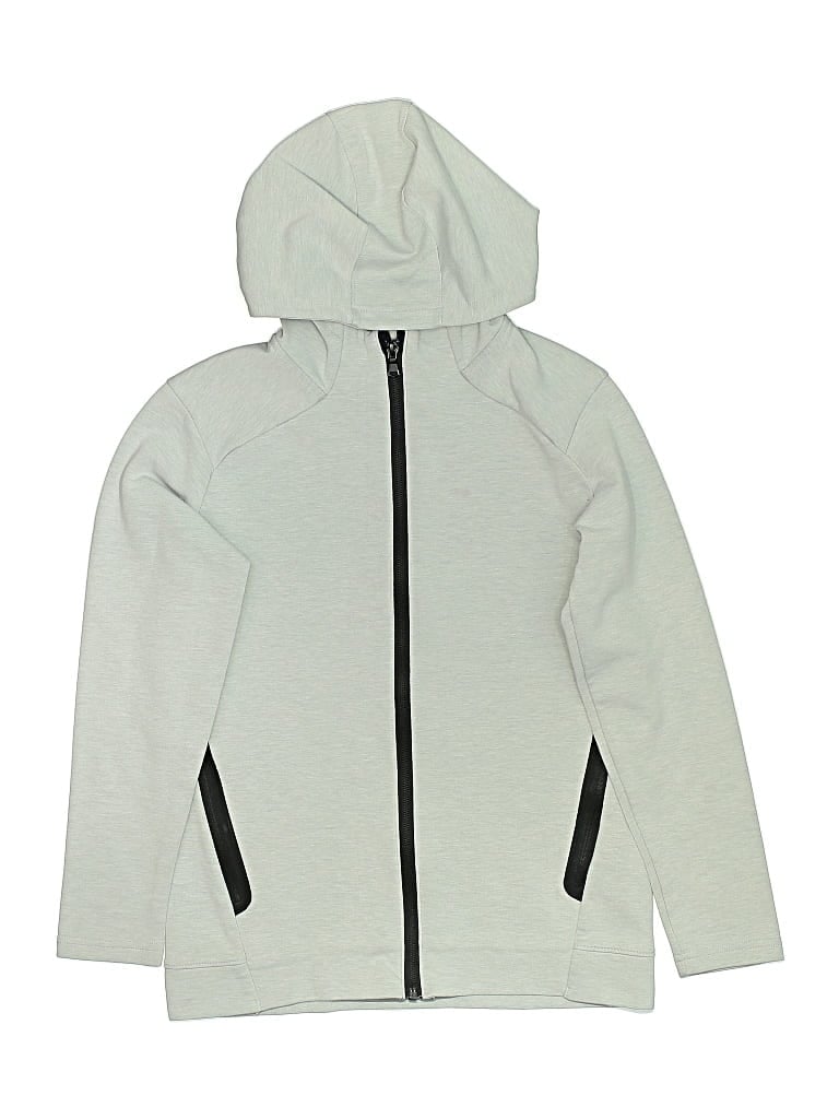Pre-owned Active By Old Navy Kids' Zip Up Hoodie In Gray