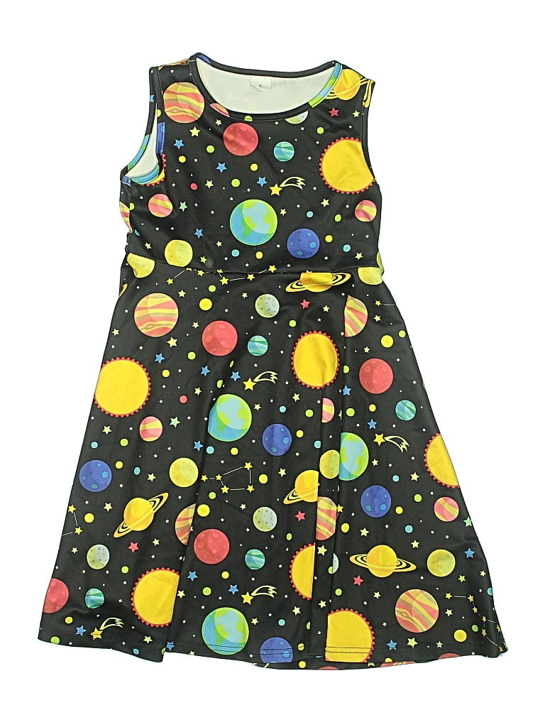 Pre-owned Unbranded Kids' Dress In Black