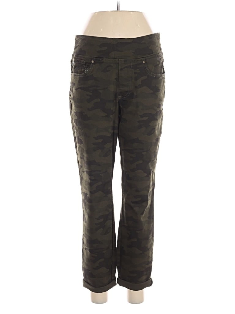 Pre-owned Belle By Kim Gravel Cargo Pants In Green