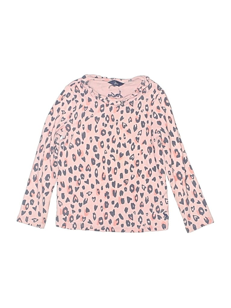 Pre-owned Joules Kids' Long Sleeve T-shirt In Pink