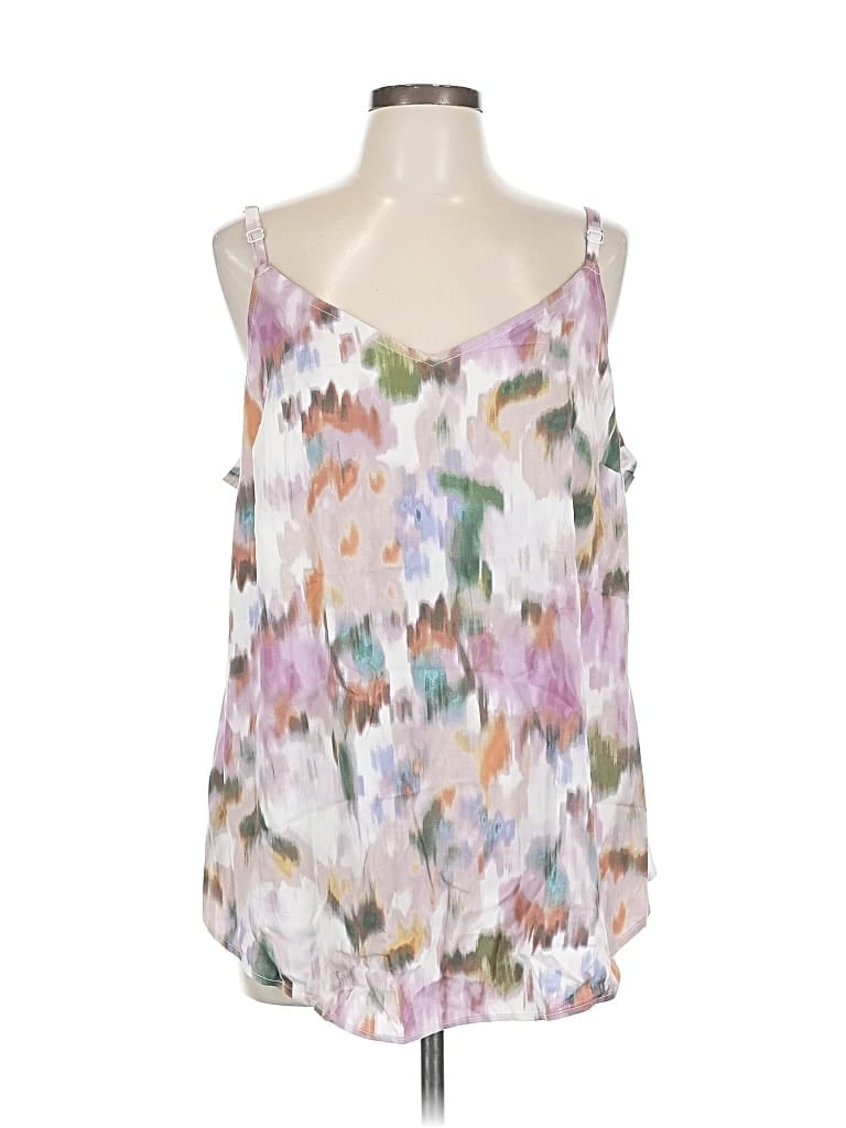 Pre-owned Torrid Sleeveless Blouse In White