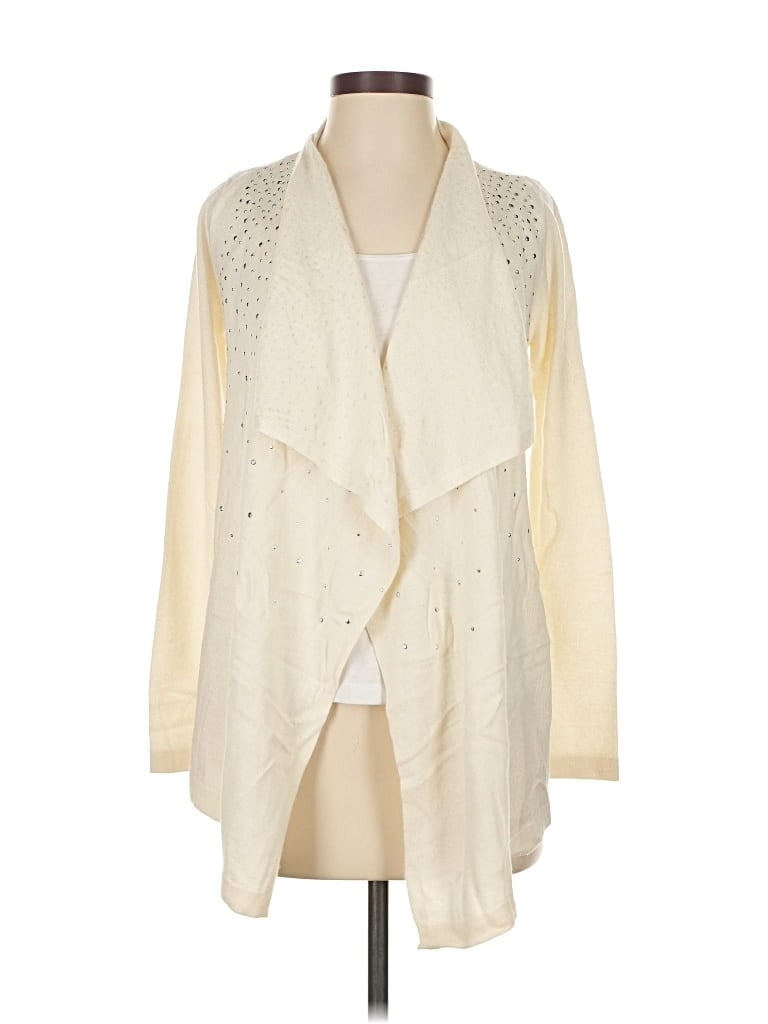 Inc International Concepts Cardigan Sweater In White