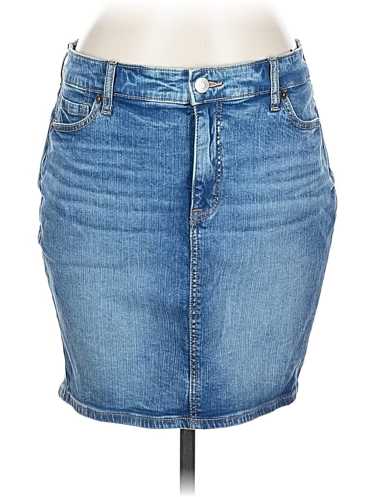 Pre-owned Torrid Denim Skirt In Blue