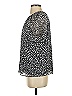 Club Monaco 100% Polyester Black Short Sleeve Blouse Size S - photo 5