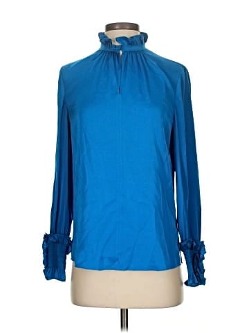 Kobi Halperin Long Sleeve Silk Top (view 1)