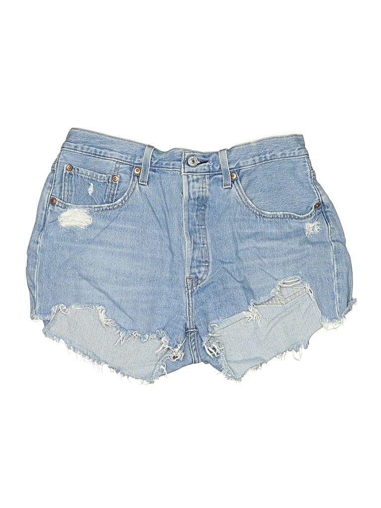 Pre-owned Levi's Denim Shorts In Blue