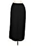 Michele 100% Polyester Solid Black Formal Skirt Size 8 - photo 2