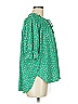 MELLODAY Green 3/4 Sleeve Blouse Size M - photo 4