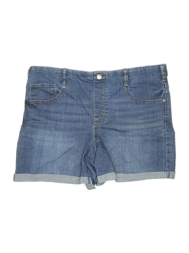Pre-owned Time And Tru Denim Shorts In Blue
