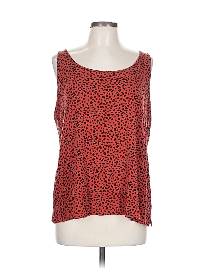 Pre-owned Chico's Sleeveless Blouse In Red
