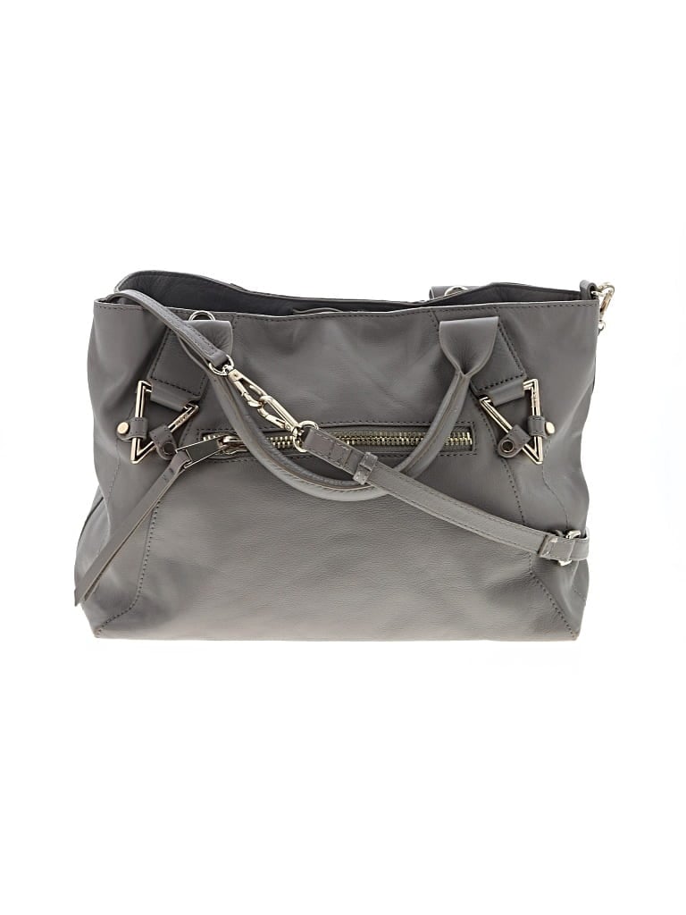 Pre-owned Kooba Leather Satchel In Gray
